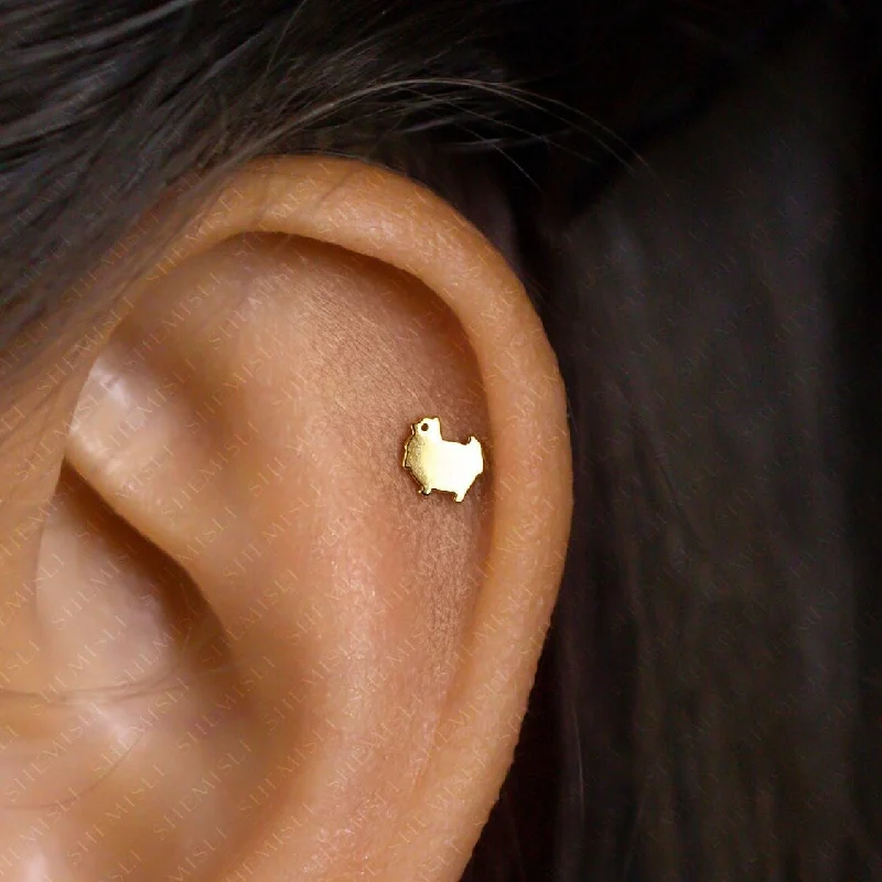Rose Gold - Tone Geometric - Patterned Stud Earrings for a Modern and Trendy LookTiny Pom Studs, Pomeranian Dog Earrings, Unisex, Gold, Silver SHEMISLI SS687 Butterfly End, SS688 Screw Ball End (Type A) LR Rose Gold - Tone Geometric - Patterned Stud Earrings for a Modern and Trendy LookTiny Pom Studs, Pomeranian Dog Earrings, Unisex, Gold, Silver SHEMISLI SS687 Butterfly End, SS688 Screw Ball End (Type A) LR