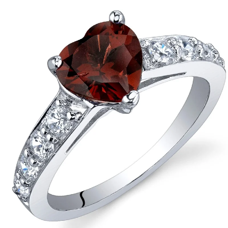Amethyst Gemstone Rings in Sterling Silver with a Halo of Cubic Zirconia for a Budget - Friendly LuxurySterling Silver 1.5 ct Garnet Birthstone Ring Amethyst Gemstone Rings in Sterling Silver with a Halo of Cubic Zirconia for a Budget - Friendly LuxurySterling Silver 1.5 ct Garnet Birthstone Ring