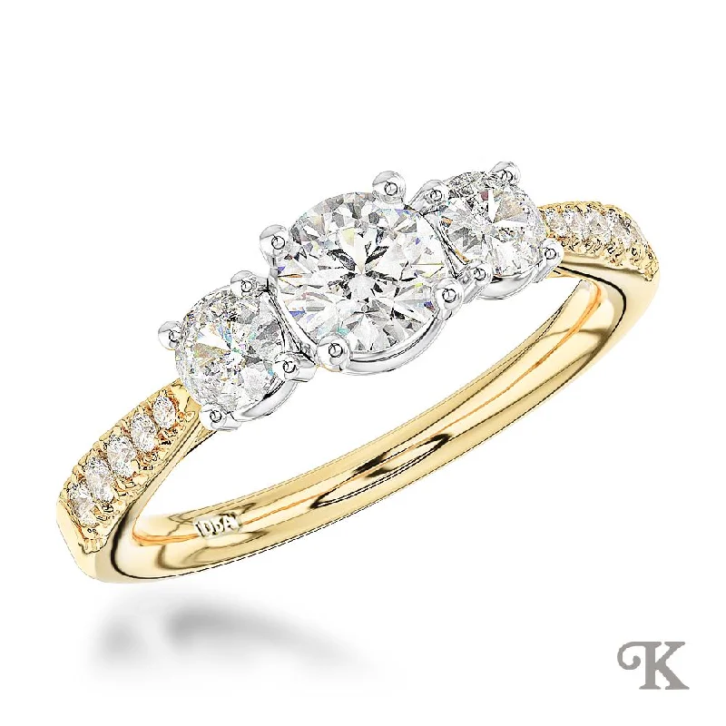 Men's Diamond Engagement Rings with Platinum Band and Halo Setting for a Luxury ProposalSkye Classic Three Stone Men's Diamond Engagement Rings with Platinum Band and Halo Setting for a Luxury ProposalSkye Classic Three Stone