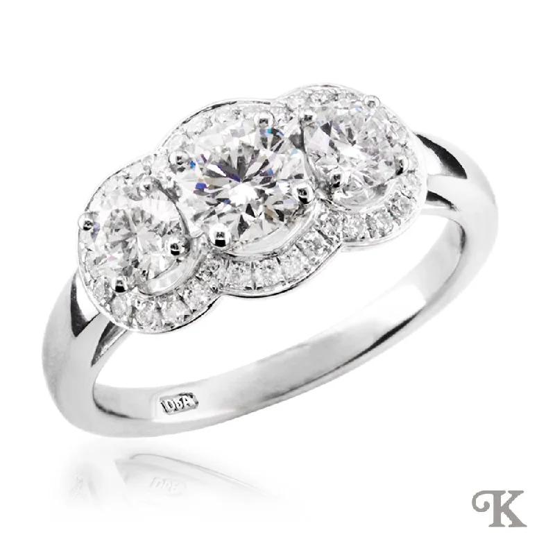 Men's Topaz Engagement Rings in 10K Gold with a Channel - Set Diamond BandSerene Three Stone Men's Topaz Engagement Rings in 10K Gold with a Channel - Set Diamond BandSerene Three Stone