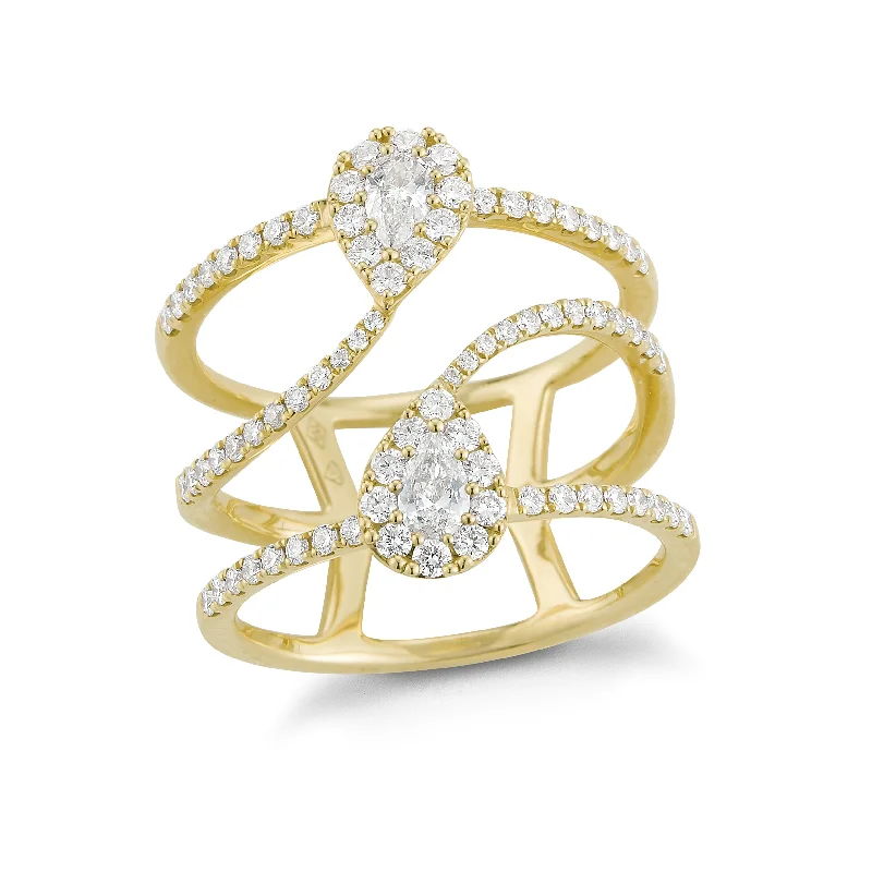 Fashion Rings with Zodiac Symbols in Gold - Filled Metal for a Personalized TouchDiamond Pear-shaped Fashion Ring Fashion Rings with Zodiac Symbols in Gold - Filled Metal for a Personalized TouchDiamond Pear-shaped Fashion Ring