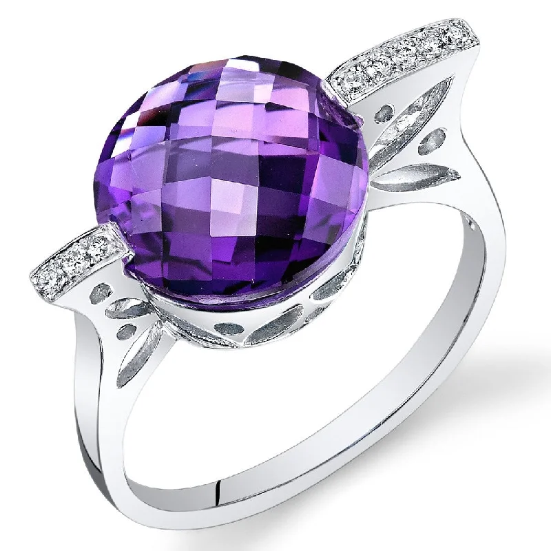 Turquoise Gemstone Rings in 925 Silver with a Southwestern - Inspired Design for a Rustic Charm14k White Gold 4.6ct Amethyst and Diamond Ring Turquoise Gemstone Rings in 925 Silver with a Southwestern - Inspired Design for a Rustic Charm14k White Gold 4.6ct Amethyst and Diamond Ring