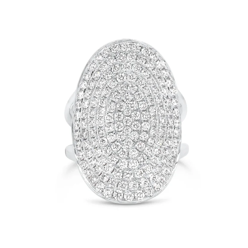 Vintage - Reproduction Fashion Rings in Bronze with Cameo - Style MedallionsFull-cut Diamond Oval Ring Vintage - Reproduction Fashion Rings in Bronze with Cameo - Style MedallionsFull-cut Diamond Oval Ring