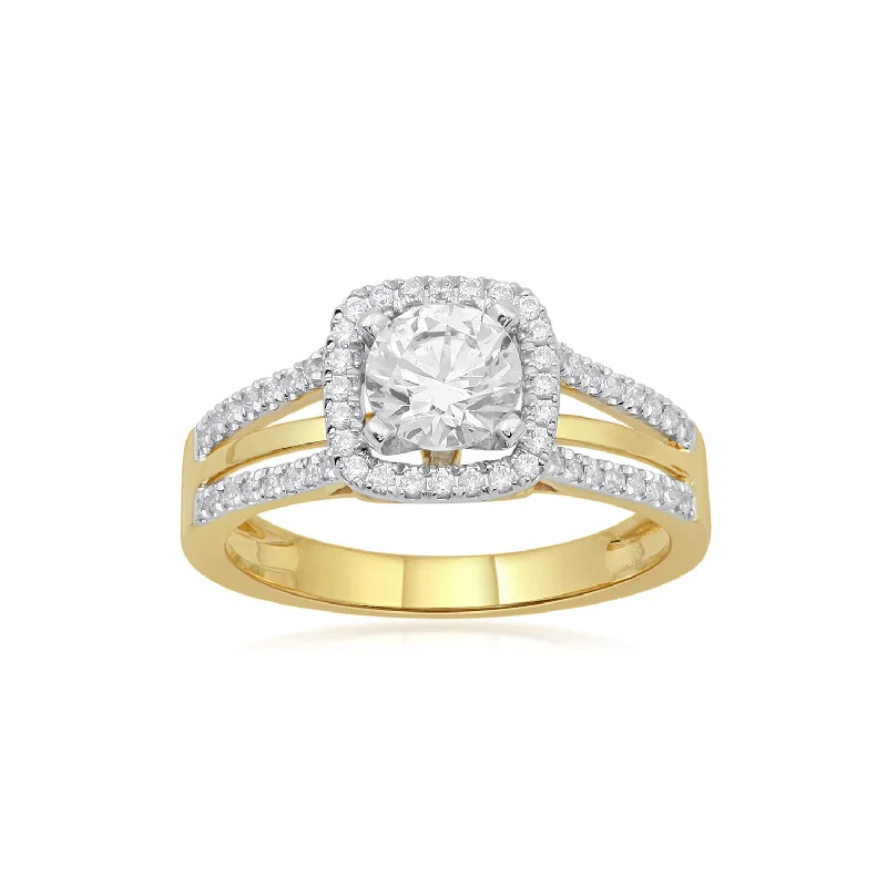 Women's Diamond Rings with Opal Inlays and Diamond Accents for a Mysterious and Iridescent Look18K YG Engagement Diamond Ring-1pc Women's Diamond Rings with Opal Inlays and Diamond Accents for a Mysterious and Iridescent Look18K YG Engagement Diamond Ring-1pc
