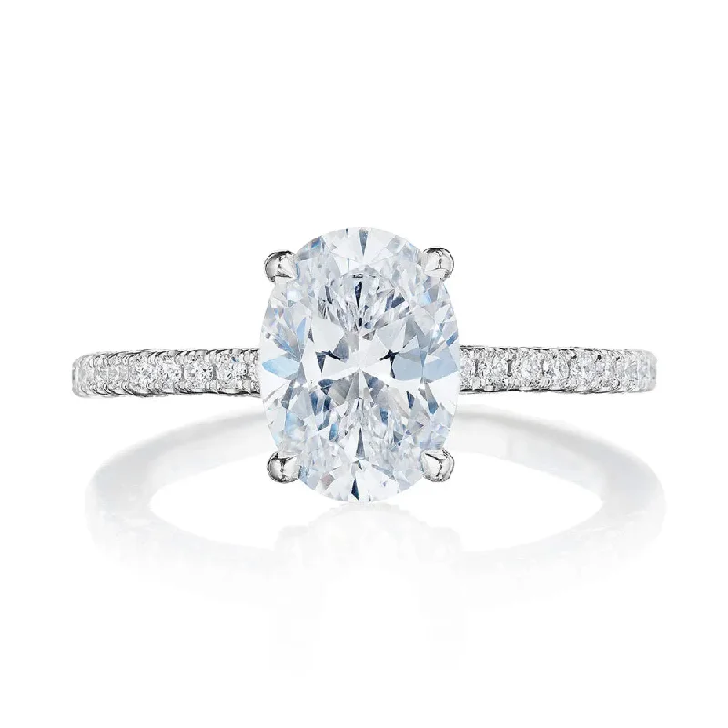 Men's Tourmaline Engagement Rings in 18K Two - Tone Gold with a Floral - Inspired SettingTacori Dantela Oval Solitaire Engagement Ring Men's Tourmaline Engagement Rings in 18K Two - Tone Gold with a Floral - Inspired SettingTacori Dantela Oval Solitaire Engagement Ring
