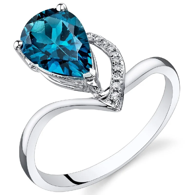 Amethyst Gemstone Rings in Sterling Silver with a Halo of Cubic Zirconia for a Budget - Friendly Luxury14k White Gold 2.2ct London Blue Topaz and Diamond Ring Amethyst Gemstone Rings in Sterling Silver with a Halo of Cubic Zirconia for a Budget - Friendly Luxury14k White Gold 2.2ct London Blue Topaz and Diamond Ring
