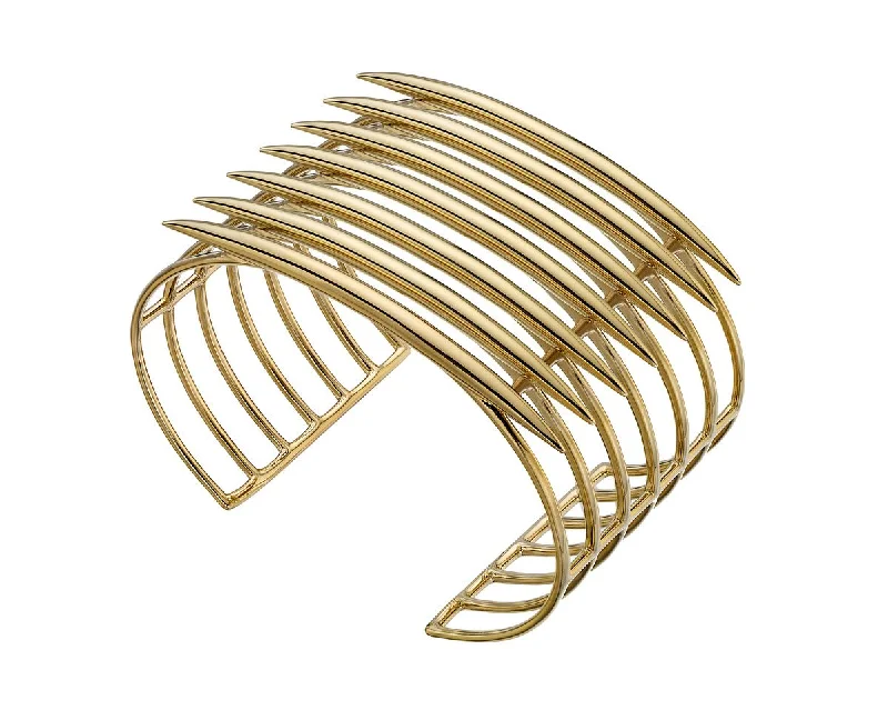 Shaun Leane Quill 18ct Yellow Gold Plated Sterling Silver Cuff Bracelet