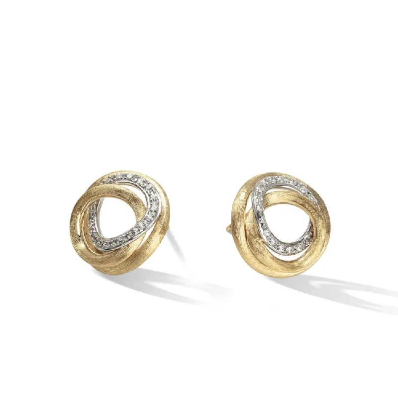 Marco Bicego Jaipur Link 18ct Yellow Gold Diamond Stud Earrings