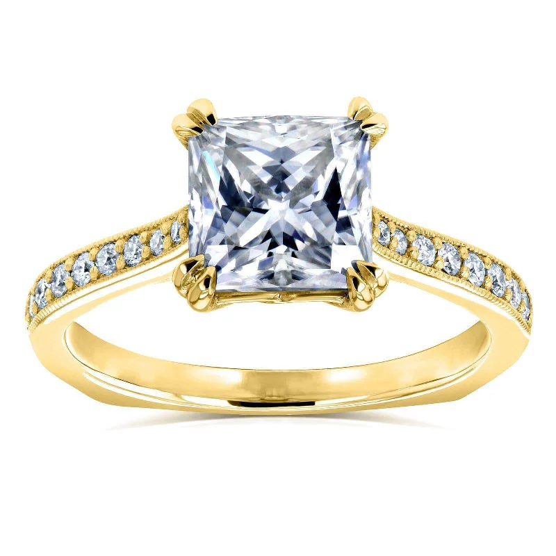 Men's Malachite Engagement Rings in 14K Gold with a Carved Stone CenterpieceEuro Princess - 1.8ct - Yellow Men's Malachite Engagement Rings in 14K Gold with a Carved Stone CenterpieceEuro Princess - 1.8ct - Yellow