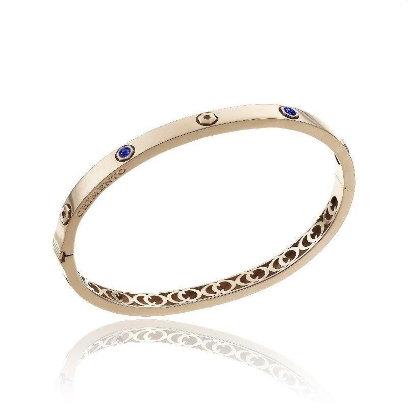 Flexible Silicone Bangles with Glow - in - the - Dark Features Chimento Armillas Be Mine 18ct Rose Gold 0.40ct Sapphire Bangle Flexible Silicone Bangles with Glow - in - the - Dark Features Chimento Armillas Be Mine 18ct Rose Gold 0.40ct Sapphire Bangle