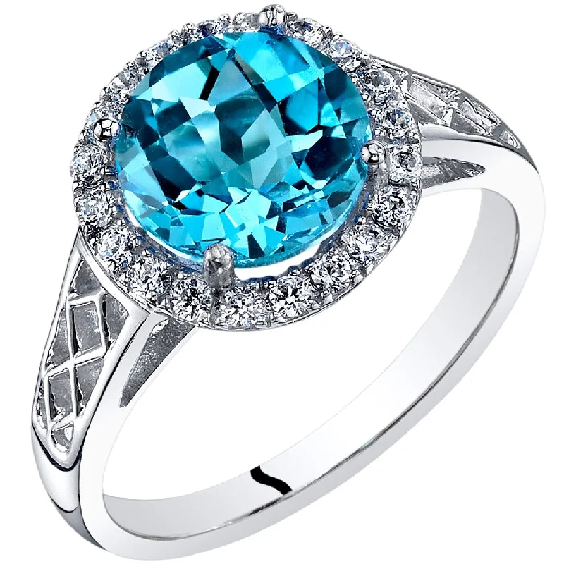 Lapis Lazuli Gemstone Rings in Sterling Silver with a Star - Shaped Setting for a Celestial - Inspired Piece14k White Gold 2.7ct Swiss Blue Topaz and Cubic Zirconia Ring Lapis Lazuli Gemstone Rings in Sterling Silver with a Star - Shaped Setting for a Celestial - Inspired Piece14k White Gold 2.7ct Swiss Blue Topaz and Cubic Zirconia Ring