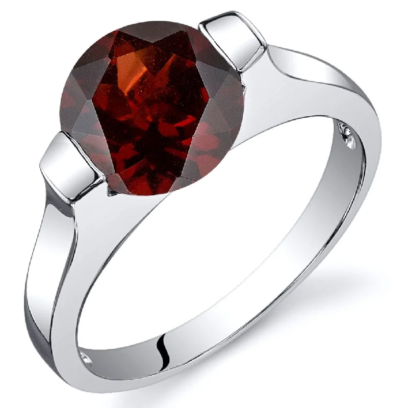 Tourmaline Gemstone Rings in 18K Two - Tone Gold with a Floral - Shaped Setting for a Feminine TouchSterling Silver 2.5 ct Garnet Solitaire Ring Tourmaline Gemstone Rings in 18K Two - Tone Gold with a Floral - Shaped Setting for a Feminine TouchSterling Silver 2.5 ct Garnet Solitaire Ring