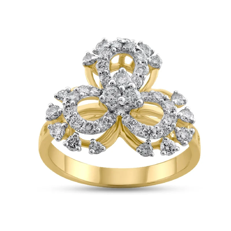 Cushion - Cut Women's Diamond Rings in Platinum with a Soft and Romantic Appearance18K YG Fancy Diamond Ring-1pc Cushion - Cut Women's Diamond Rings in Platinum with a Soft and Romantic Appearance18K YG Fancy Diamond Ring-1pc
