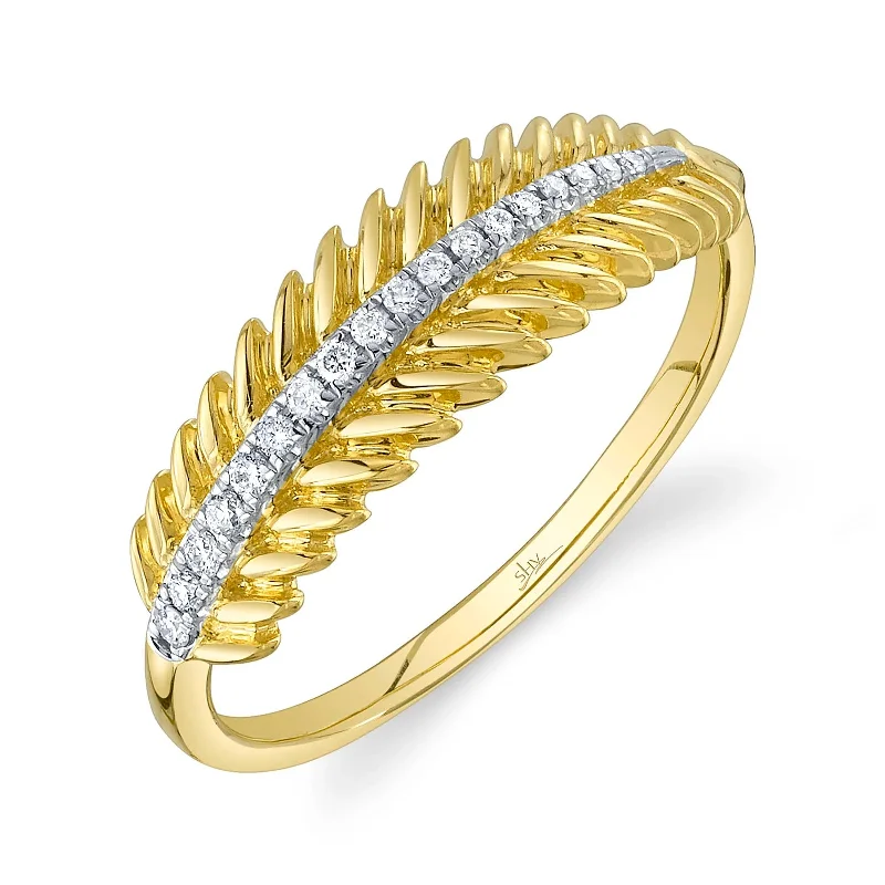 Geometric - Shaped Fashion Rings in Titanium with Iridescent InlaysDiamond Laurel Wreath Ring Geometric - Shaped Fashion Rings in Titanium with Iridescent InlaysDiamond Laurel Wreath Ring