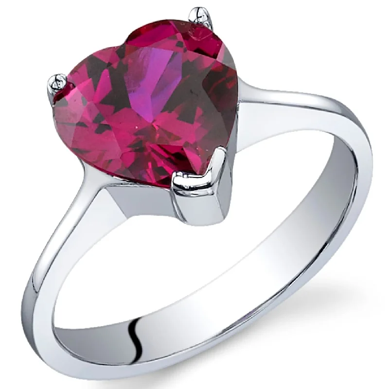 Garnet Gemstone Rings in 18K Gold Vermeil with Intricate Engravings for a Traditional AestheticSterling Silver 1.75 ct Created Ruby Birthstone Ring Garnet Gemstone Rings in 18K Gold Vermeil with Intricate Engravings for a Traditional AestheticSterling Silver 1.75 ct Created Ruby Birthstone Ring
