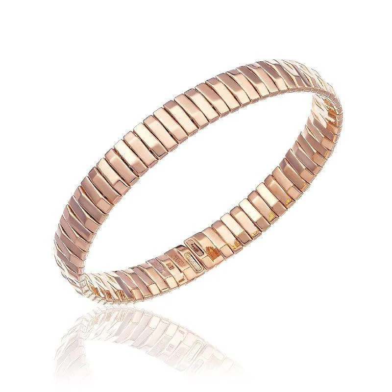 Statement Bangles with Oversized Rhinestone Clusters Chimento Armillas 18ct Rose Gold Bar Bangle Statement Bangles with Oversized Rhinestone Clusters Chimento Armillas 18ct Rose Gold Bar Bangle