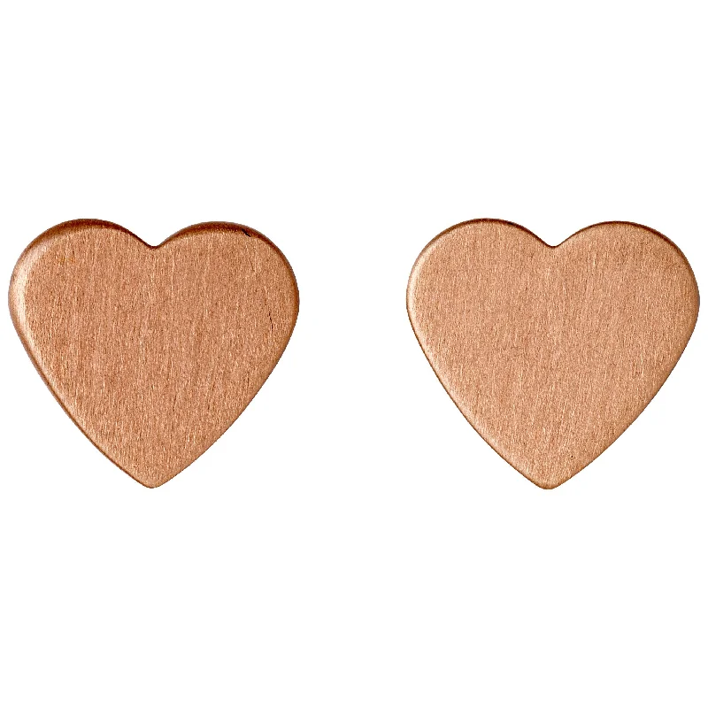 Hypoallergenic Sterling Silver Star - Studded Stud Earrings for Sensitive EarsVIVI heart earrings rosegold-plated Hypoallergenic Sterling Silver Star - Studded Stud Earrings for Sensitive EarsVIVI heart earrings rosegold-plated