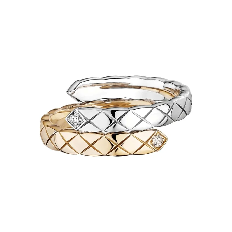 Magnetic Fashion Rings in Stainless Steel with a Modern, Interlocking DesignCoco Crush Toi Et Moi Ring Magnetic Fashion Rings in Stainless Steel with a Modern, Interlocking DesignCoco Crush Toi Et Moi Ring