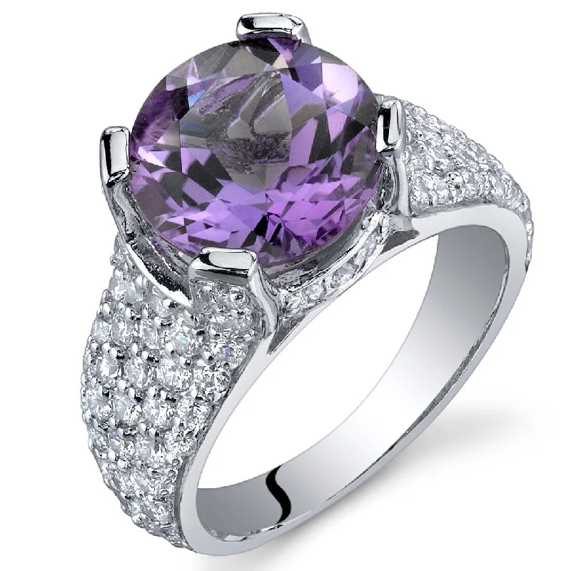 Iolite Gemstone Rings in 10K Gold with a Twisted Band for a Distinctive and Stylish AccessorySterling Silver 3.25 ct Amethyst Birthstone Ring Iolite Gemstone Rings in 10K Gold with a Twisted Band for a Distinctive and Stylish AccessorySterling Silver 3.25 ct Amethyst Birthstone Ring