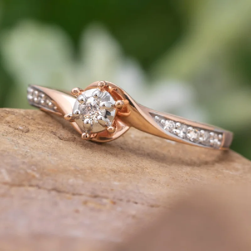 Men's Topaz Engagement Rings in 10K Gold with a Channel - Set Diamond BandDiamond Engagement Ring With 6-Prong Setting Men's Topaz Engagement Rings in 10K Gold with a Channel - Set Diamond BandDiamond Engagement Ring With 6-Prong Setting