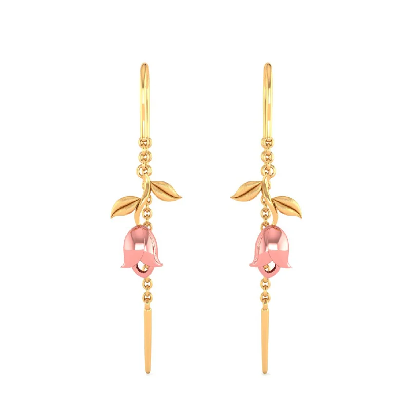 Three - Stone Women's Diamond Rings Symbolizing Past, Present, and Future with Emerald - Cut Diamonds14k Pink Yellow With Leaves Single Chain Gold Earrings Three - Stone Women's Diamond Rings Symbolizing Past, Present, and Future with Emerald - Cut Diamonds14k Pink Yellow With Leaves Single Chain Gold Earrings
