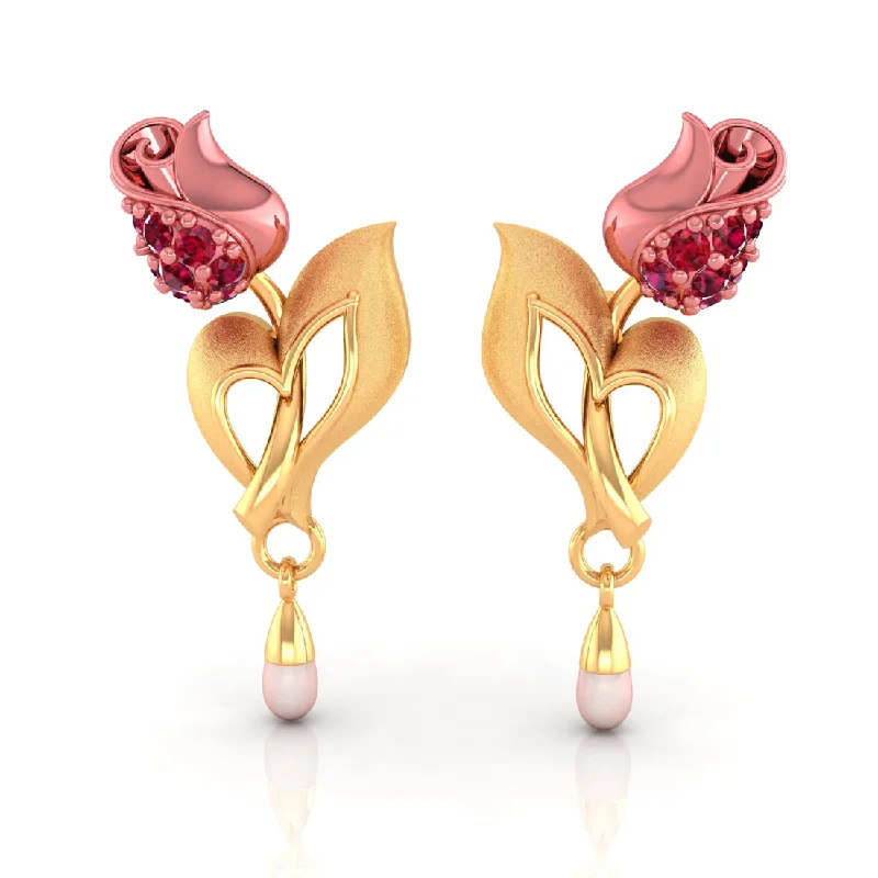 Women's Diamond Rings with Side - Stone Pave Setting for a Sparkling and Continuous Shine14k Gold Earrings With A Yellow Flower Design Women's Diamond Rings with Side - Stone Pave Setting for a Sparkling and Continuous Shine14k Gold Earrings With A Yellow Flower Design