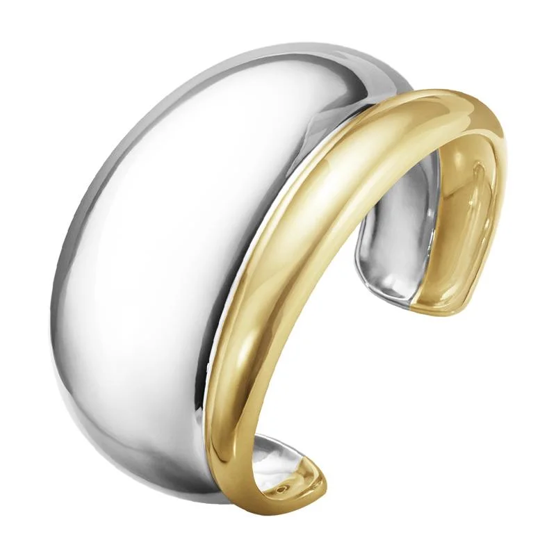 Sustainable Bamboo Bangles with Natural Finishes Georg Jensen Curve Sterling Silver 18ct Yellow Gold Bangle D Sustainable Bamboo Bangles with Natural Finishes Georg Jensen Curve Sterling Silver 18ct Yellow Gold Bangle D