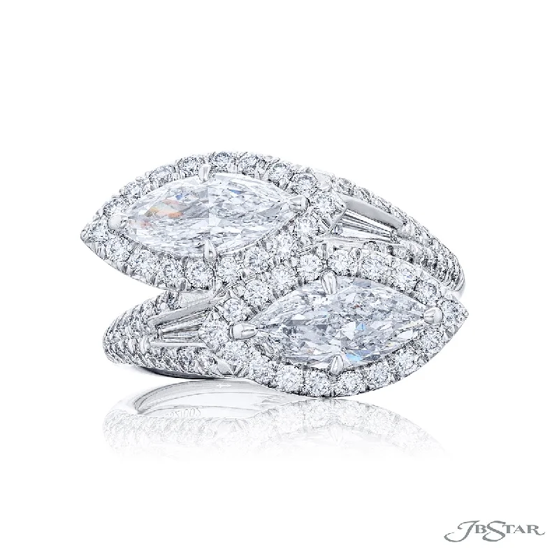 Fashion Rings with Zodiac Symbols in Gold - Filled Metal for a Personalized TouchJB Star Marquise Diamond Bypass Fashion Ring in Platinum (2.21ctw) Fashion Rings with Zodiac Symbols in Gold - Filled Metal for a Personalized TouchJB Star Marquise Diamond Bypass Fashion Ring in Platinum (2.21ctw)