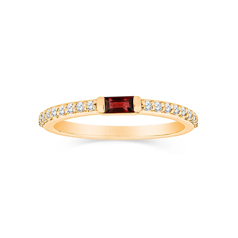 Stackable Fashion Rings in Rose - Gold Tone with Delicate Floral EngravingsStackable Semi-Bezel Set Ruby and Diamond Band Stackable Fashion Rings in Rose - Gold Tone with Delicate Floral EngravingsStackable Semi-Bezel Set Ruby and Diamond Band