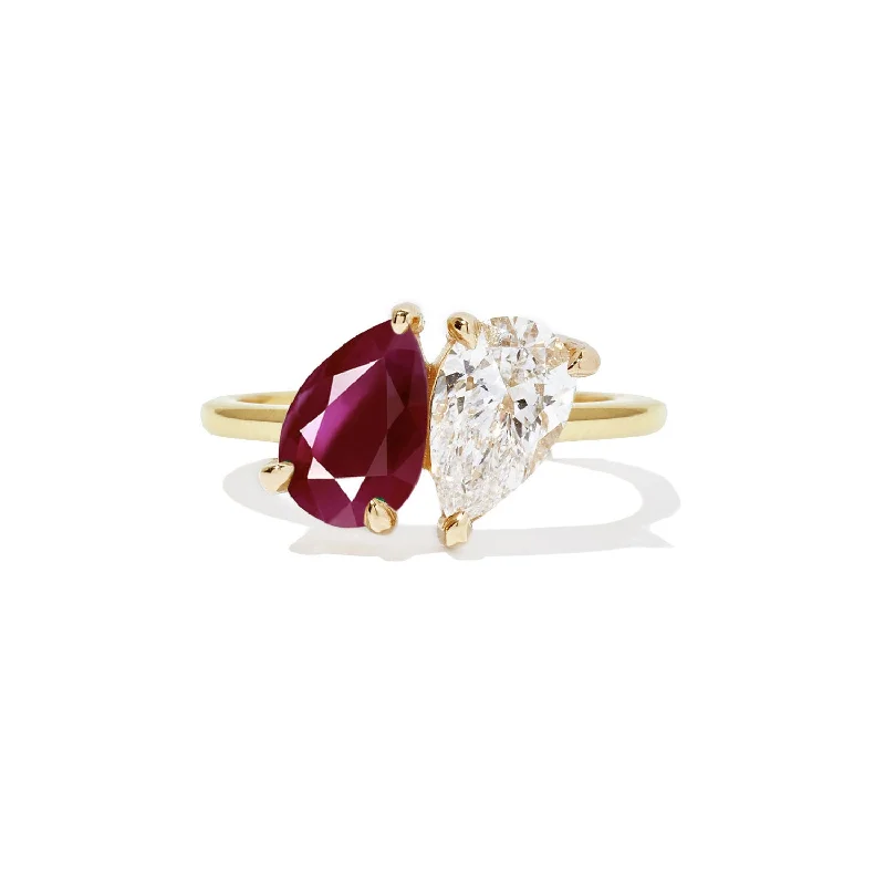 Men's Alexandrite Engagement Rings in Platinum with a Hidden Halo of DiamondsPear Shaped Ruby & Diamond Toi et Moi Ring Men's Alexandrite Engagement Rings in Platinum with a Hidden Halo of DiamondsPear Shaped Ruby & Diamond Toi et Moi Ring