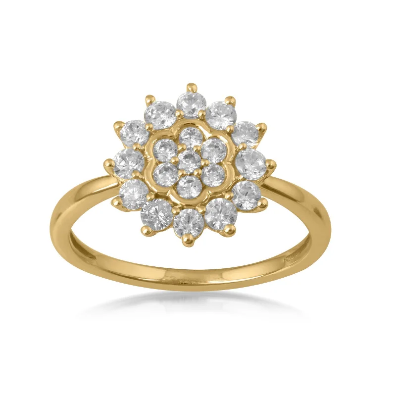 Women's Diamond Rings with Sapphire Accents in Blue for a Colorful and Sophisticated Touch18K YG Ghera Diamond Ring-1pc Women's Diamond Rings with Sapphire Accents in Blue for a Colorful and Sophisticated Touch18K YG Ghera Diamond Ring-1pc