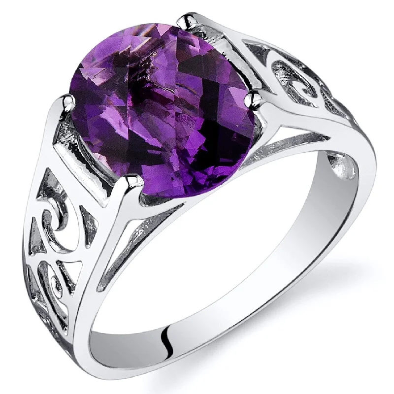 Ruby Gemstone Rings in 14K Yellow Gold with a Solitaire Setting for a Classic and Bold StatementSterling Silver 2.25 ct Amethyst Solitaire Ring Ruby Gemstone Rings in 14K Yellow Gold with a Solitaire Setting for a Classic and Bold StatementSterling Silver 2.25 ct Amethyst Solitaire Ring