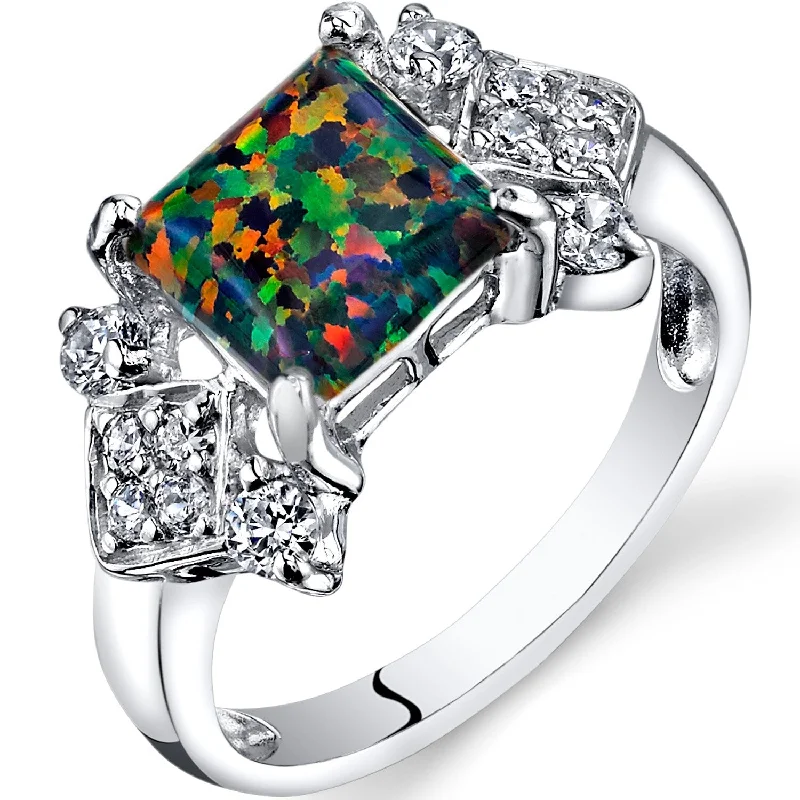Tourmaline Gemstone Rings in 18K Two - Tone Gold with a Floral - Shaped Setting for a Feminine TouchSterling Silver 1 ct Black Opal Ring Tourmaline Gemstone Rings in 18K Two - Tone Gold with a Floral - Shaped Setting for a Feminine TouchSterling Silver 1 ct Black Opal Ring