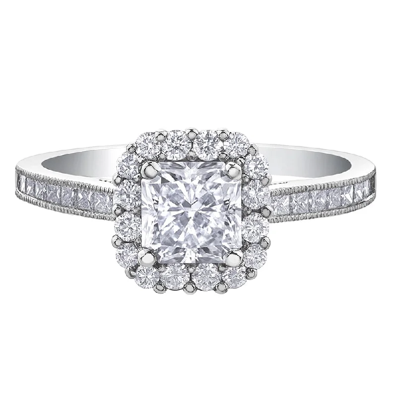 Women's Solitaire Diamond Rings with Round - Cut Diamonds and Platinum Settings for an Elegant EngagementRadiant Cut Canadian Diamond Engagement Ring Women's Solitaire Diamond Rings with Round - Cut Diamonds and Platinum Settings for an Elegant EngagementRadiant Cut Canadian Diamond Engagement Ring
