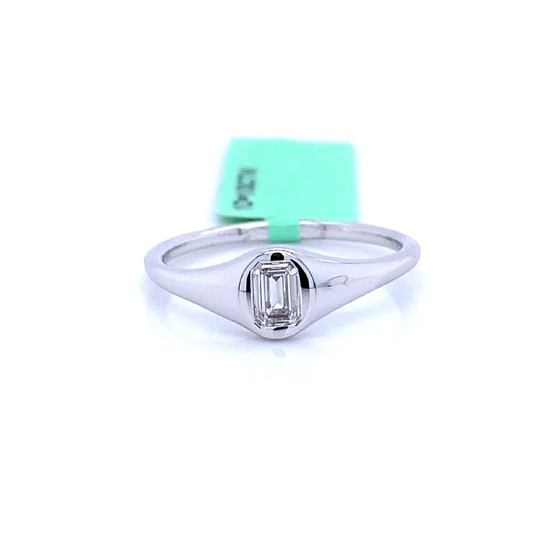 Adjustable Fashion Rings in Leather and Brass with a Tribal - Inspired DesignBremer Jewelry Lab Grown Emerald Diamond Signet Fashion Ring in 14K White Gold (0.33ctw) Adjustable Fashion Rings in Leather and Brass with a Tribal - Inspired DesignBremer Jewelry Lab Grown Emerald Diamond Signet Fashion Ring in 14K White Gold (0.33ctw)