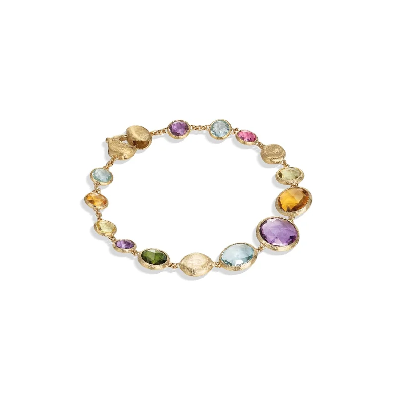 Marco Bicego Jaipur 18ct Yellow Gold Mixed Gemstone Bracelet