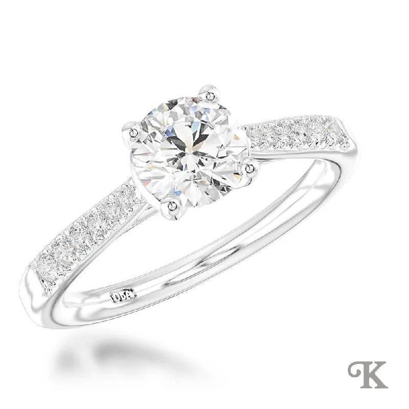 Men's Emerald Engagement Rings with 14K Yellow Gold and Vintage - Style FiligreeSkye Classic Round Solitaire Men's Emerald Engagement Rings with 14K Yellow Gold and Vintage - Style FiligreeSkye Classic Round Solitaire