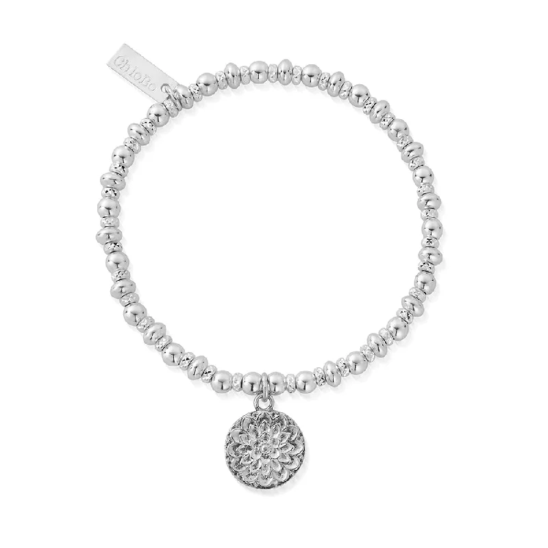 Chamm Bracelets for yoga loversPersonalised Didi Sparkle Moonflower Bracelet