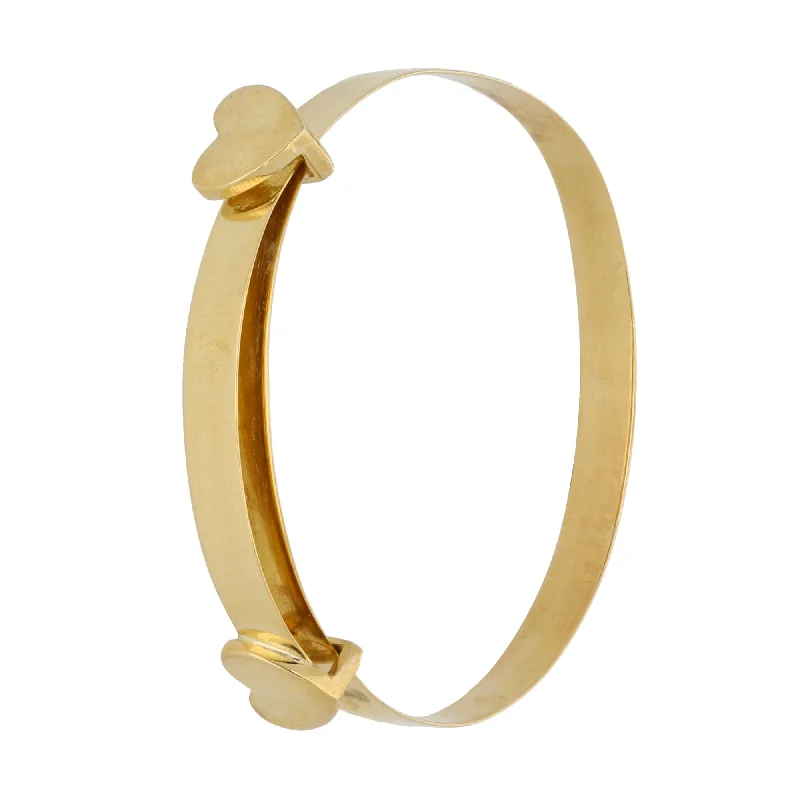 Bangle Bracelets with LED Lights for a Glowing and Trendy AccessoryNew 9ct Gold Double Heart Expandable Baby/Kid's Bangle Bangle Bracelets with LED Lights for a Glowing and Trendy AccessoryNew 9ct Gold Double Heart Expandable Baby/Kid's Bangle