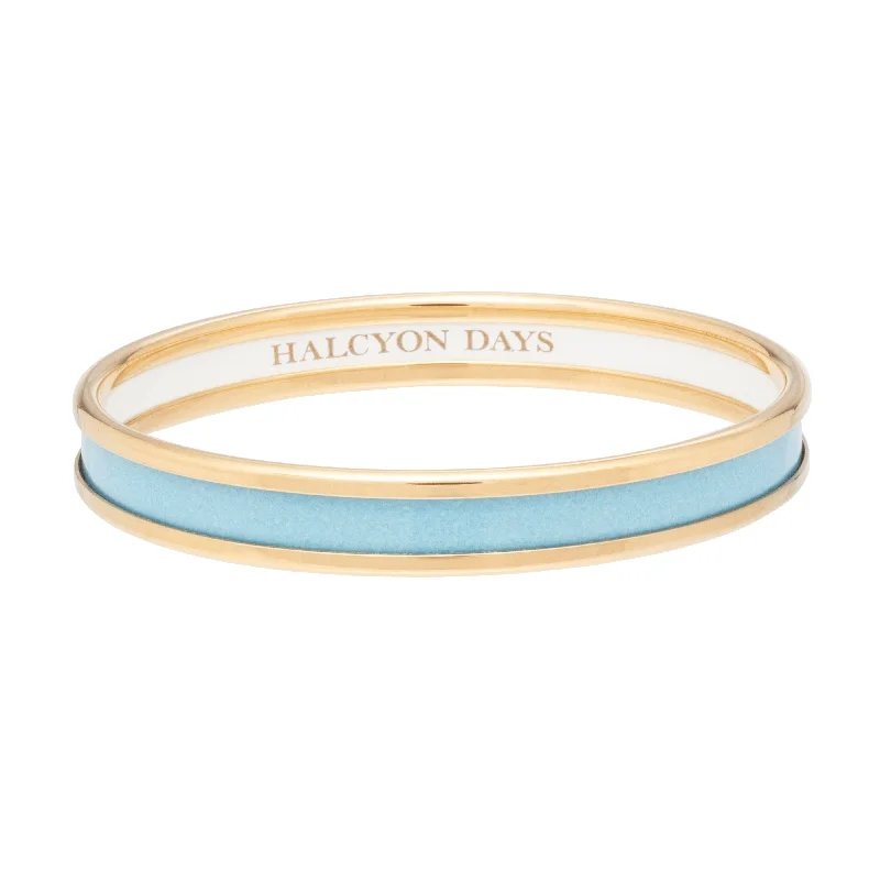 Men's Stainless Steel Bangle with Carbon Fiber Inlays for a Modern EdgeSkinny Forget-Me-Not & Gold Enamel Bangle Men's Stainless Steel Bangle with Carbon Fiber Inlays for a Modern EdgeSkinny Forget-Me-Not & Gold Enamel Bangle