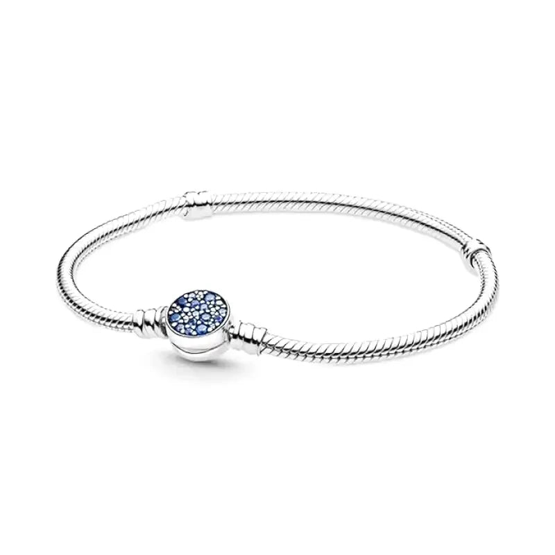Chamm Bracelets for yoga loversBlue Crystal Charm Bracelet
