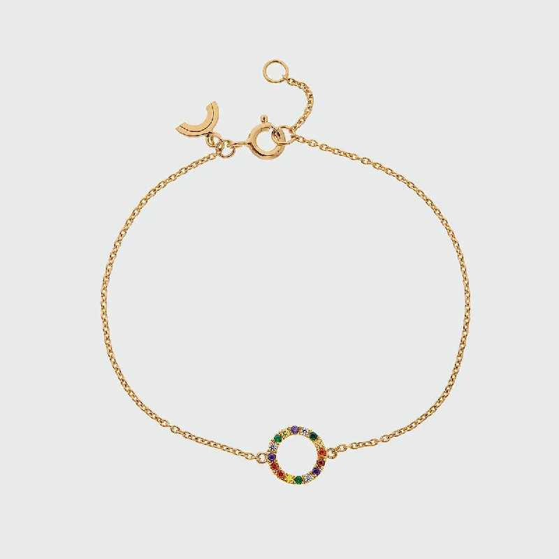 Leather - Wrapped Bangles with Studded Details for a Rock - Chic VibeRowfant Rainbow Charity Bracelet Leather - Wrapped Bangles with Studded Details for a Rock - Chic VibeRowfant Rainbow Charity Bracelet