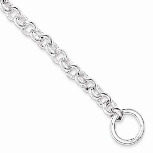 Chamm Bracelets for couplesSterling Silver Fancy Link Bracelet