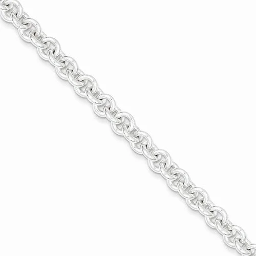 Custom Chamm BraceletsSterling Silver Fancy Link Bracelet