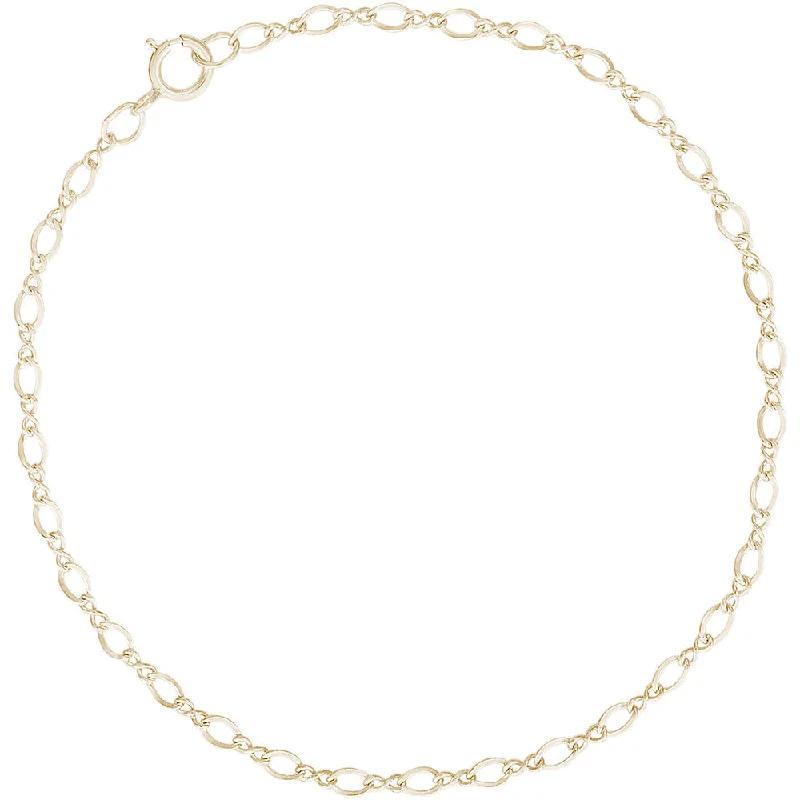 Chamm Bracelets for yoga loversFigaro Heart Charm Bracelet in Yellow Gold