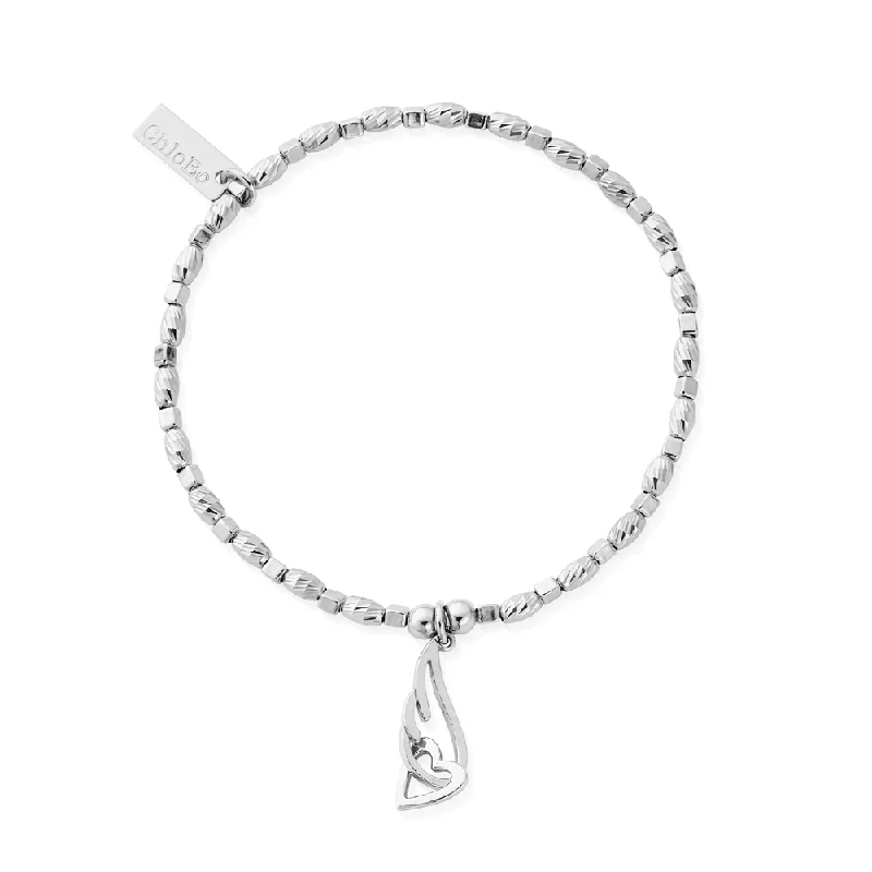 Chamm Bracelets for womenSoul Glow Interlocking Heart & Angel Wing Bracelet