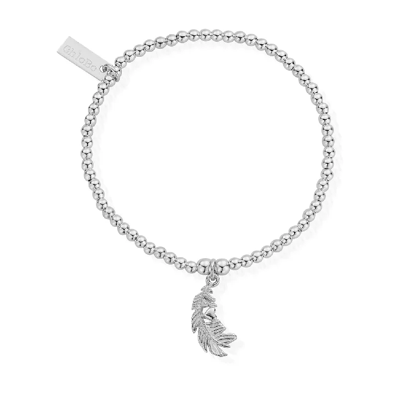 Chamm Bracelets for yoga loversCute Charm Heart In Feather Bracelet