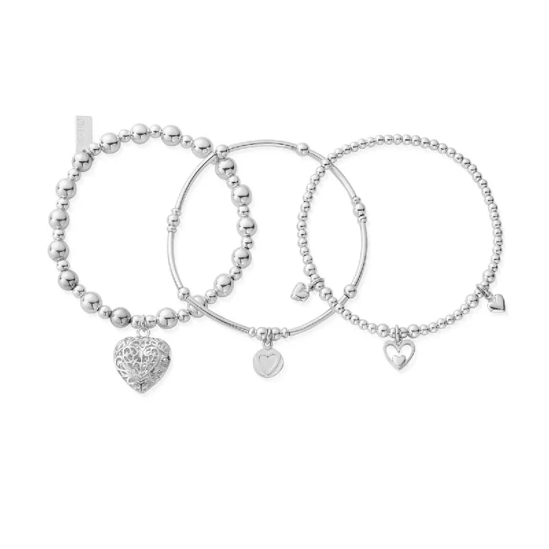 Chamm Bracelets for womenCompassion Stack of 3