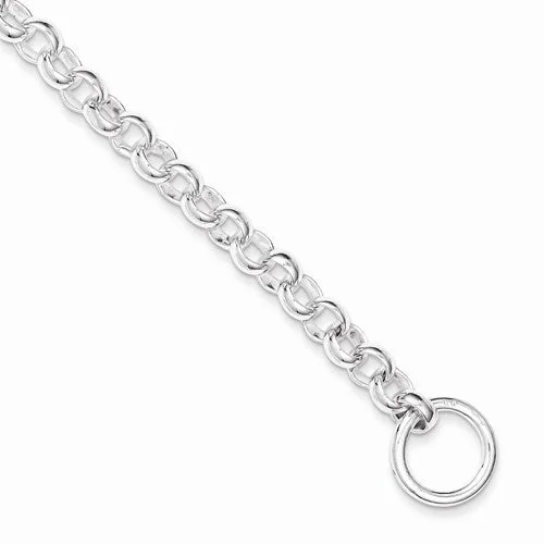 Chamm Bracelets with positive energySterling Silver Fancy Link Bracelet