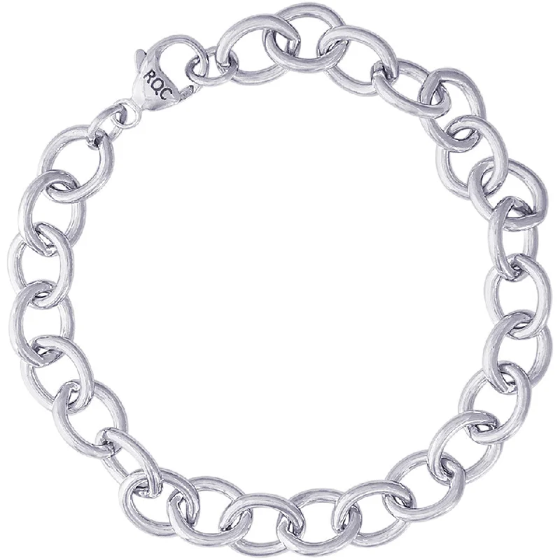 Chamm Bracelets with unique designsOpen Cable Link Charm Bracelet in Sterling Silver Chamm Bracelets with unique designsOpen Cable Link Charm Bracelet in Sterling Silver